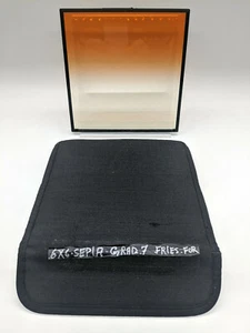 Formatt Hitech 6.6x6.6" Color Graduated Sepia 7 Soft Edge Filter  - Picture 1 of 2