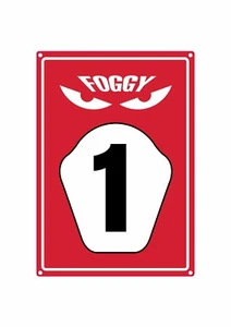 Bike-It CARL FOGARTY FOGGY Nummer 1 Ducati Alu Parkschild - Bild 1 von 1