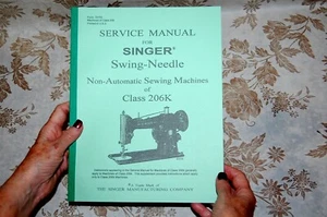 Service Manual Plus Special Addendum for Singer 206 206k Sewing Machines - Picture 1 of 7