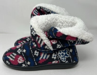 Vera Bradley Mujer NIGHT OWLS Acogedoras Zapatillas Botines Botas Talla MEDIANA (7-8) Foto 1 de 4