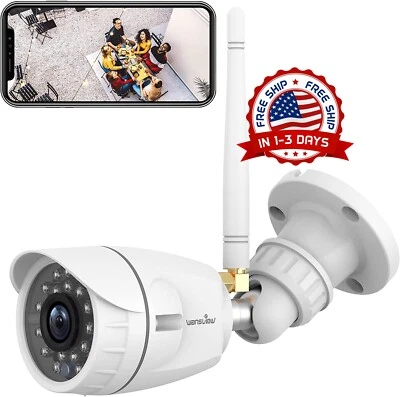 Camaras De Seguridad Wifi Exterior 1080P Inalambrica IR Vision Nocturna Video - Image 1 of 4