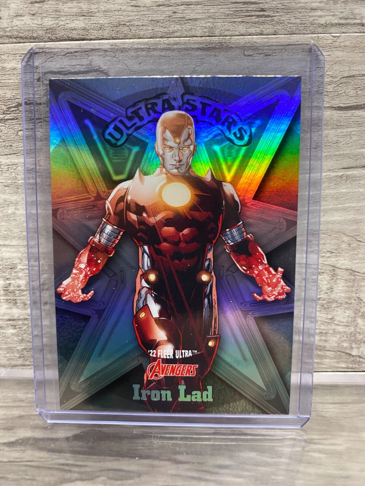 2022 Fleer Ultra Marvel Avengers Ultra Stars Iron Lad US23