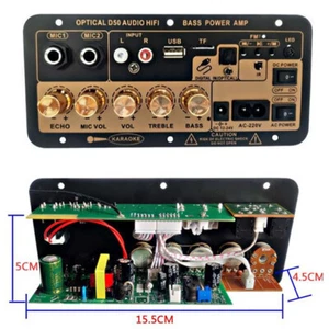 12V/24V Audio Verstärker Platine HIFI Bass Stereo Digital Endstufe - Bild 1 von 11