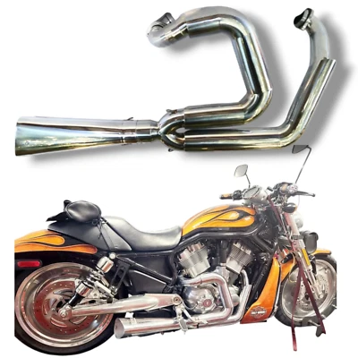Sistema de escape personalizado para Harley Davidson V-ROD / NIGHT ROD SPECIAL 2002-2017 Foto 1 de 4
