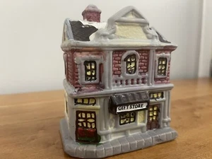 Cobb Weihnachten Porzellan Dorf Geschenkeladen 4 1/2 Zoll - Bild 1 von 3