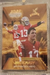 San Francisco 49ers Wunderkind Phänomen Gold Limited Edition #13 Brock Purdy Neuwertig - Bild 1 von 5