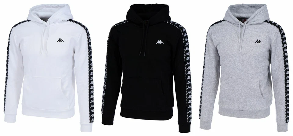 Kappa Igon Uomo Felpa con Cappuccio Con Logowebband - Immagine 1 di 1