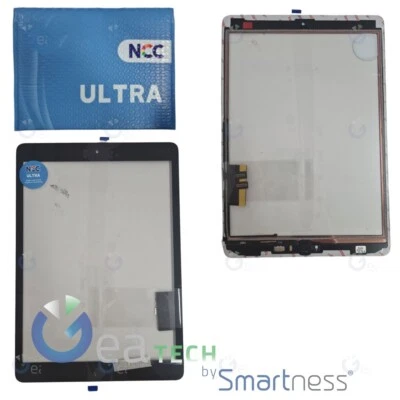 TOUCH SCREEN APPLE IPAD 9TH GEN. 10.2'' (2021) | A2602 NCC ULTRA RICAMBIO NERO - Immagine 1 di 2