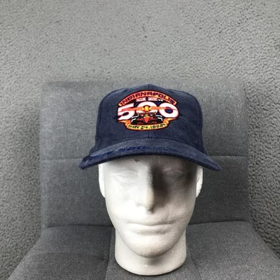 Vintage Indianapolis 500 Hat Cap Strap Back Mens One Size Logo Athletic 90s - Image 1 of 4