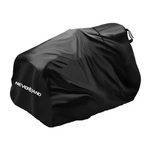 Riding Lawn Mower Cover Water Resistant Tractor Cover Fits Decks up to 54" Black - Picture 1 of 12