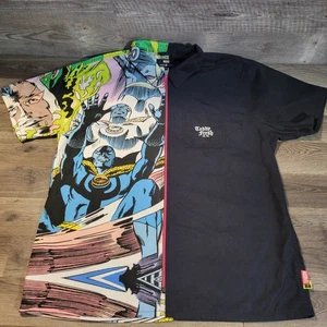 Marvel x Teddy Fresh Collab Dr. Strange Kragenhemd mit durchgehendem Reißverschluss Größe 3XL - Bild 1 von 13