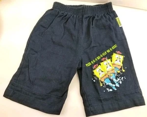Vintage Y2K 2003 Nickelodeon Spongebob Squarepants Graphic Shorts Youth Size 4 - Picture 1 of 12
