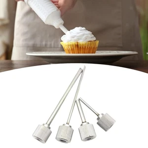 4x Icing Piping Düse Backen Liefert Kuchen Dekorator für Kuchen Cupcakes - Picture 1 of 5