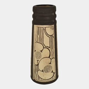 Weller Claywood 1910 Vintage Art Pottery Brown Floral Ceramic Vase - Picture 1 of 6