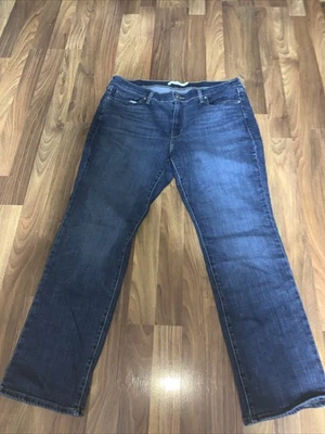 Levi's Women's Blue Jeans, Size 16W Classic Straight Leg Denim - Image 1 of 3