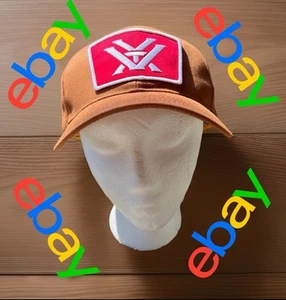 Vortex Optics Logo Embroidered Adjustable Ball Cap Hat Brown/khacki NWT’s - Picture 1 of 14