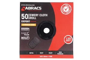 Connect Abracs Emery Roll 50mm x 50m x P80 1pc 32151 - Picture 1 of 1