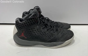 Nike Mens Air Jordan Rising High Black Lace Up Basketball Sneakers Size 8.5 - Picture 1 of 6
