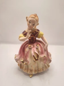 Vintage Ardalt-Lenwile Victorian Women Figurine Japan Artware Free Shipping - Picture 1 of 5