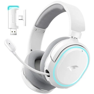 Picun G2 2.4G Wireless Gaming Headset Bluetooth 5Ms Low Latency 7.1 Surround ENC - Image 1 of 4