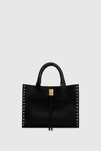 Rebecca Minkoff Darren Leder Tasche Damen Einheitsgröße schwarz/gold Verschluss - Bild 1 von 20