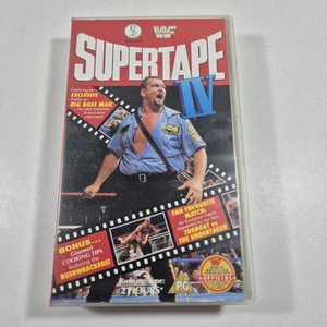WWF SUPERTAPE VOLUME 4 VHS Tape Silver Vision wrestling WWE VTG - Picture 1 of 5