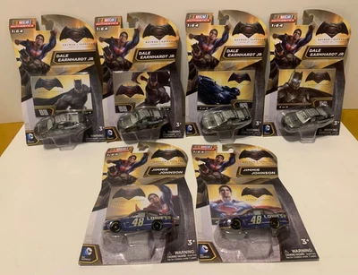 Juego de 6 coches Dale Earnhardt Jr. Batman v Superman Jimmie Johnson RCCA 1/64 88 48 Foto 1 de 4