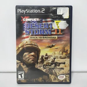 Conflict: Desert Storm II Back to Baghdad - Playstation 2 PS2 Game - No Manual - Picture 1 of 4