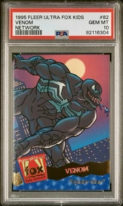 1995 Fleer Ultra Fox Kids Network #82 Venom PSA 10 ๐ Pop 2 - Picture 1 of 2