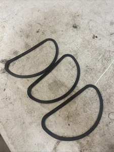 Holley/Ford D-Shaped Air Cleaner Base Gasket For 3 x 2 Carburetors. Set of 3 - Picture 1 of 1