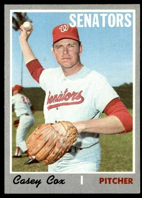 1970 Topps Casey Cox Washington Senators #281 - Image 1 of 2