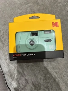 KODAK M35 35mm Reusable Film Camera + Flash Green Retro  CAMERA ONLY NO FILM - Picture 1 of 2