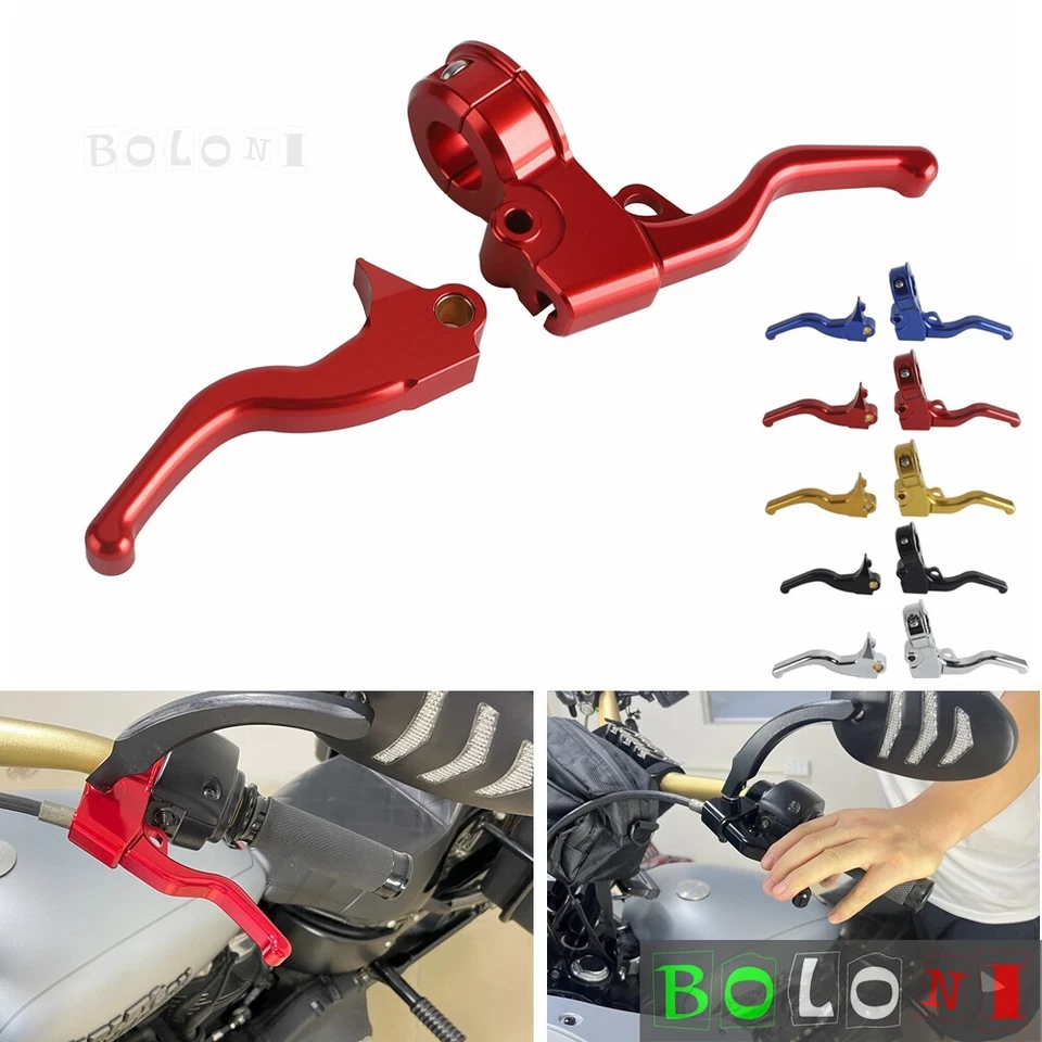 For 1996-2003 Harley Sportster Shorty Easy Pull Clutch & Hand Brake Lever Combo — 第 1/4 张图片