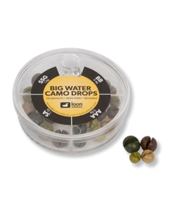 NEW LOON OUTDOORS BIG WATER CAMO DROPS 4 DIVISION TIN SPLIT SHOT WEIGHT ASST. - Picture 1 of 2