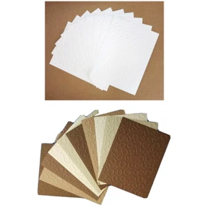 10 HORSESHOES Embossed A2 Card Fronts  - You Choose Color - Picture 1 of 6