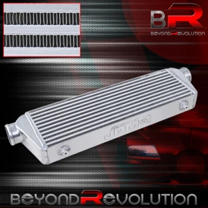 Front Mount Turbo Cooling Intercooler Bar & Plate 28" X 7" w/ 2.5" Inlet/Outlet - Picture 1 of 4