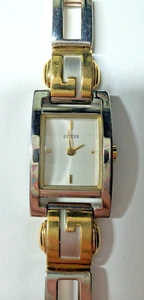 GUESS G66365L Two Tone Quartz Analog Women's Watch 6 1/2" NEEDS BATTERY - Picture 1 of 7
