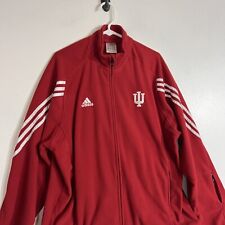 University Of Indiana Fleece Jacket Men’s Large Multicolor Full Zip Long Sleeve