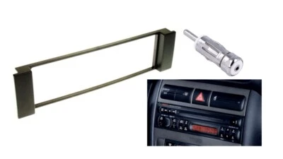 Marco radio Seat Toledo Leon Audi A-3 con  adaptador antena redline - Imagen 1 de 4