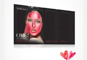 OMG! Platinum Hot Pink Face Mask - Picture 1 of 1