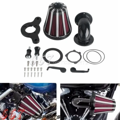Kits de filtro de aire para Harley Dyna Street Bob FXDB FXDWG 2000-2017 Touring 2000-07 - Imagen 1 de 4