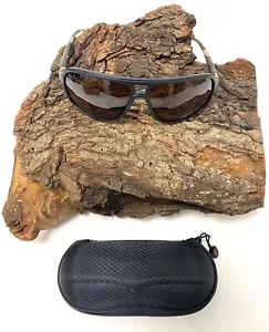 Fox AV8 Black & Camo Brown lense Polarisationsbrille Polbrille Sonnenbrille NEW - Bild 1 von 8