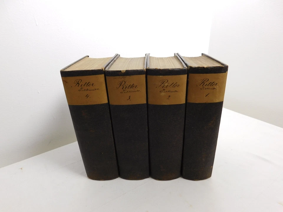 1832 THE GEOGRAPHY OF ASIA 1st Edition 4 Vol Carl Ritter *Auctioned @ Christies - Image 1 of 4