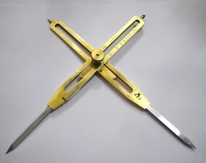 6"Artist Proportional Divider Brass Divider Drafting Proportional Engineer Tools - Picture 1 of 7