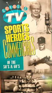 Classic TV Commercials Sports Heroes of the 50s and 60s VHS - Picture 1 of 3
