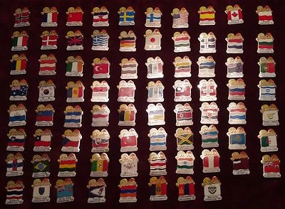 吉祥物国家国旗别针 - Lillehammer 1994 年冬季奥运会 — 第 1/4 张图片