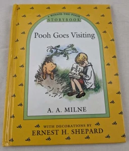 Winnie-The-Pooh Storybook Pooh Goes Visiting by A. A. Milne Hardcover Book VGC - Picture 1 of 6