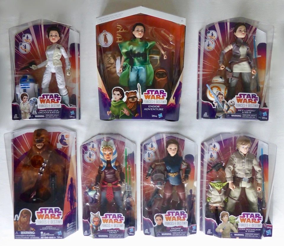 STAR WARS NEW HASBRO SAGA 11" NON MINT FORCES OF DESTINY ACTION FIGURE DOLL MISB - Image 1 of 1