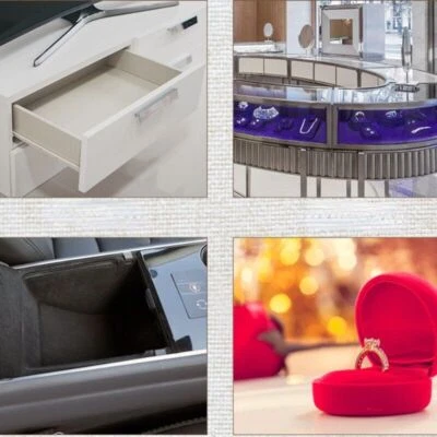 Selbstklebend Kunst Wildleder Stoff Sticker Filz für Kfz Innen Film Schmuck Etui - Bild 1 von 4