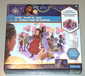 Disney Make It Real Disney Window Art - Wish |Asha, Dahlia and Cast | Hágalo usted mismo Mosai - Imagen 1 de 2